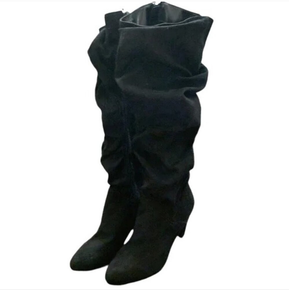 Black Knee-High Boots